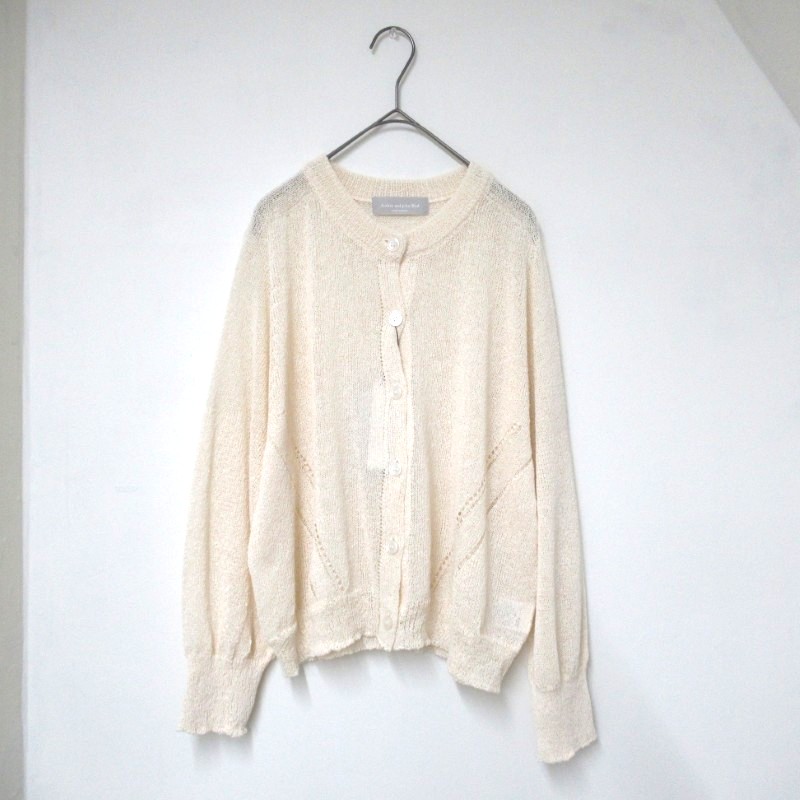 Audrey and John Wad  和紙混カーディガン /IV301 【日本製】